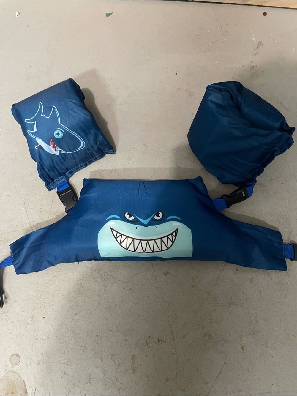 Kids Shark Float Vest in Navy Blue